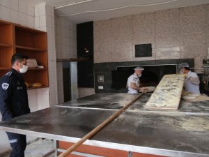 Büyükçekmece’de Covid -19 salgın riskine karşı fırınlarda Ramazan denetimi yapıldı
