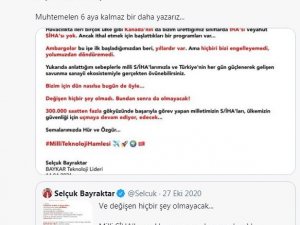 Selçuk Bayraktar, son günlerde çıkan ambargo haberleri üzene açıklama yaptı