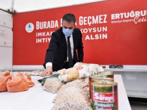Pursaklar’da ihtiyaç sahiplerini tebessüm ettiren çadır