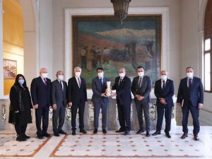 ATO heyetinden Ziraat Bankası Genel Müdürü Çakar’a ziyaret