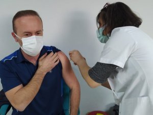 Tunceli’de öğretmenler aşılanmaya başlandı