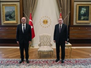 Cumhurbaşkanı Erdoğan, Yunanistan Dışişleri Bakanı Dendias’ı kabul etti