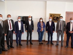 Cumhuriyet Halk Partisi heyeti Başkan Çerçioğlu ile görüştü