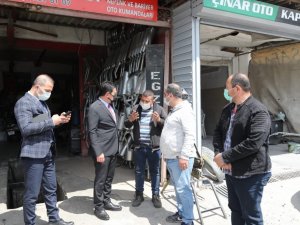 Başkan Aras, sanayi esnafını dinledi