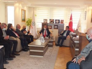 SANKON heyeti, büyükelçiler ile bir araya geldi