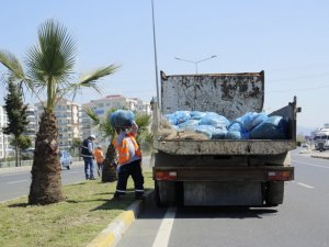 Nazilli karayolunda yaz temizliği başladı