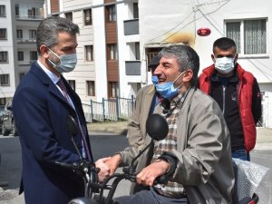 AK Parti Trabzon İl Başkanı Mumcu engelli Levent Baytar’ın hayalini gerçekleştirdi