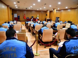 Başkentte zabıtalara temel eğitim sınavı