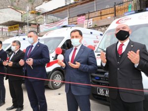Amasya’da 4 yeni ambulans dualarla hizmete girdi