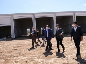 Sandıklı’da yeni hal binası inşaatı devam ediyor