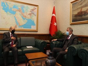 Bakan Akar, Moğolistan Büyükelçisi Bold Ravdan’ı kabul etti