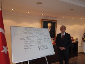 Turgutlu Belediyesi’nin ‘Gönül Sofrası’na erzak paketi bağışlandı