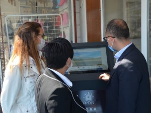 GEKA destek verdi; Didim’e tanıtım cihazı konuldu