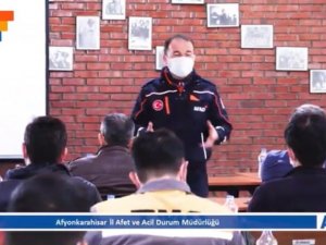 Alkaloid fabrikasında afet farkındalık eğitimi düzenlendi