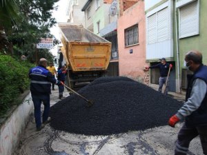 Bayraklı’da 1 yılda 92 bin ton asfalt döküldü