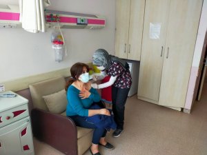 55 yaş ve üstü aşılanıyor