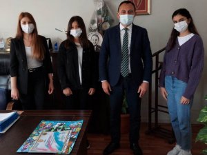 Çizdiği resimle Alaşehir’in gururu oldu