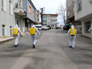 İlkadım’da dezenfekte seferberliği