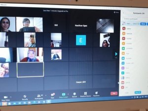 Çevrimiçi seminerlere devam