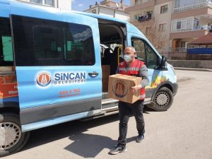 Sincan Belediyesi ihtiyaç sahiplerine el uzatmaya devam ediyor