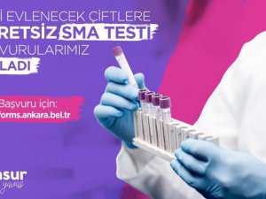 Ücretsiz SMA testi için başvuruları başladı