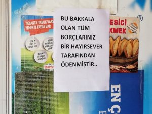 Gizemli hayırsever bakkal bakkal dolaşıp tüm borçları kapattı