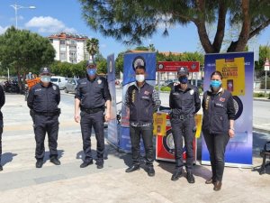 Ortaca’da KADES tanıtıldı, vatandaşlara maske dağıtıldı