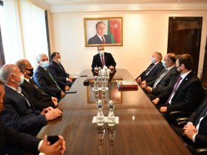 DATÜB heyeti Meclis Başkan Yardımcısı Aliyev’i ziyaret etti