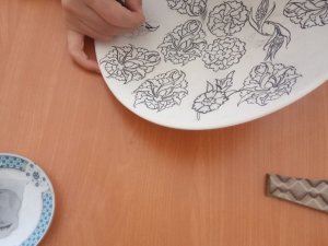 Çini kursu büyük ilgi görüyor