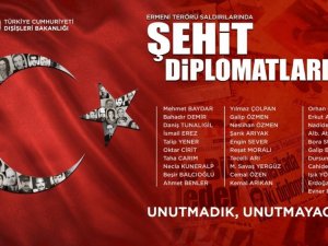 Dışişleri’nden Ermeni terörü saldırılarında şehit olan diplomatlar için paylaşım
