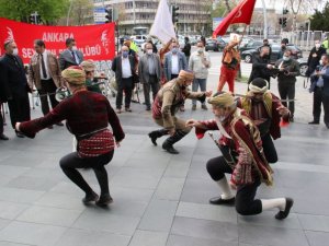 Ankara Seymenler Kulübü’nden ABD Başkanı Biden’a protesto
