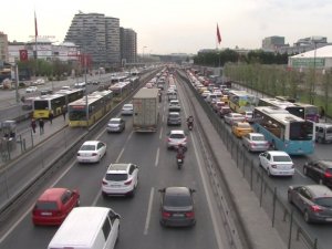 İstanbul’da trafikte yoğunluk
