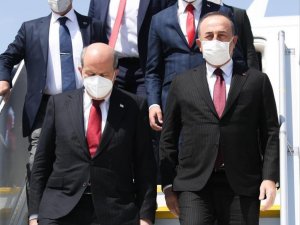 Bakan Çavuşoğlu ve KKTC Cumhurbaşkanı Tatar Cenevre’de