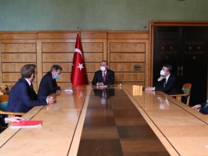 Bakan Çavuşoğlu, Uluslararası Kızılhaç Komitesi Başkanı Maurer ile görüştü