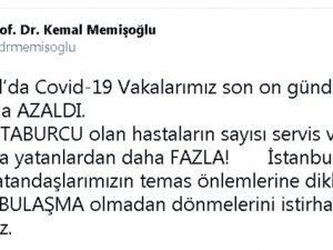 İstanbul’da vaka sayıları son on günde yüzde 30 oranında azaldı