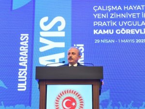 TBMM Başkanı Şentop ‘Uluslararası 1 Mayıs Kongresi’ne katıldı