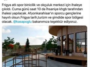 Frig’ya Atlı Spor Binicilik ve Okçuluk Merkezi için ihaleye çıkılıyor