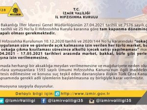 İzmir Valiliğinden ‘alkol satışına’ yönelik uyarı