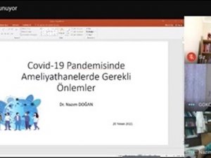 Covid-19 pandemisinde ameliyathanelerde gerekli önlemler paneli gerçekleşti