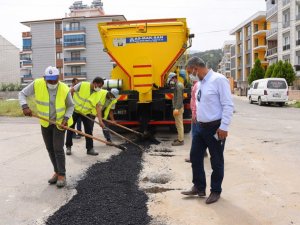 Salihli’nin asfalt robotu göreve başladı