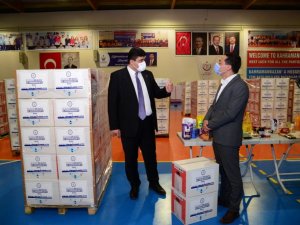 Kahramankazan’da gıda kolisi dağıtımları devam ediyor