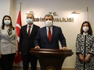 Sağlık Bakanı Koca Edirne’de