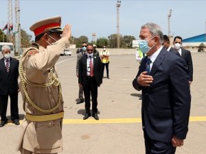Bakan Akar, Libya Genelkurmay Başkanı El Haddad ile görüştü