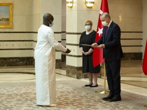Cumhurbaşkanı Erdoğan, Gine Bissau Büyükelçisini kabul etti
