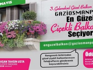 Gaziosmanpaşa en güzel çiçekli balkonunu seçiyor