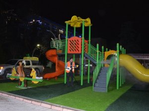 Keçiören’deki parklarda bayram sonrasına hazırlık