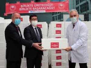 Pandemi savaşçılarına 20 ton balık