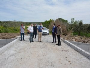 MASKİ’nin Dereköy’deki menfez imalatlarına yerinde inceleme