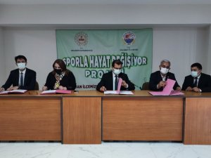 Dalaman’da ‘Sporla hayat değişiyor’ projesi için imzalar atıldı