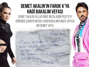 Demet Akalın’dan Faruk K.’ya "Hadi Bakalım" vefası